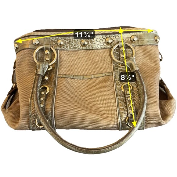 Kathy Van Zeeland Gold Handbag - Picture 1 of 6